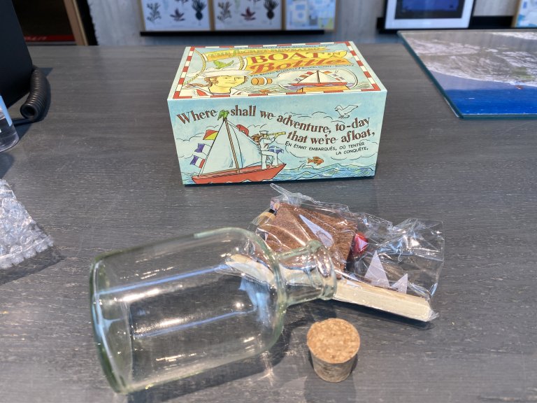 Boat in a bottle kit